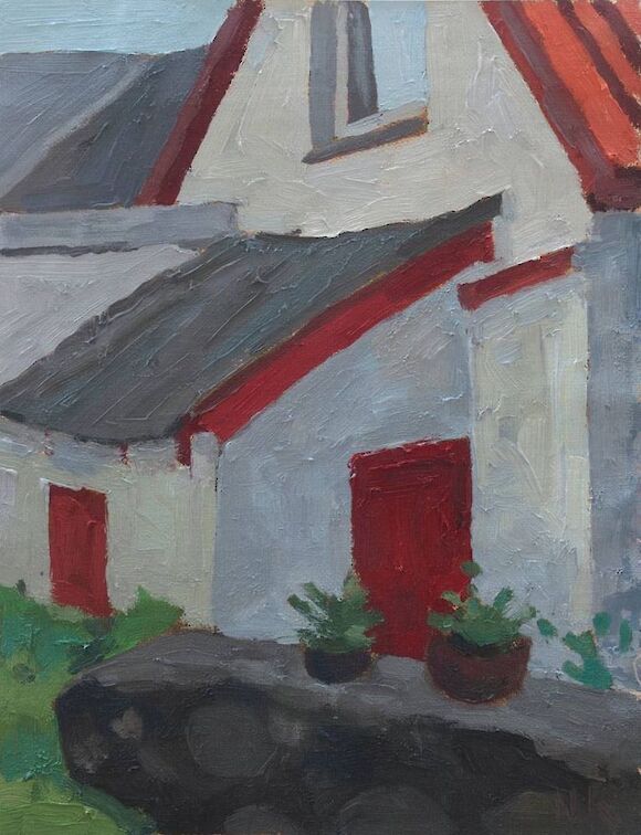 House in Altenkirchen, 30x24cm