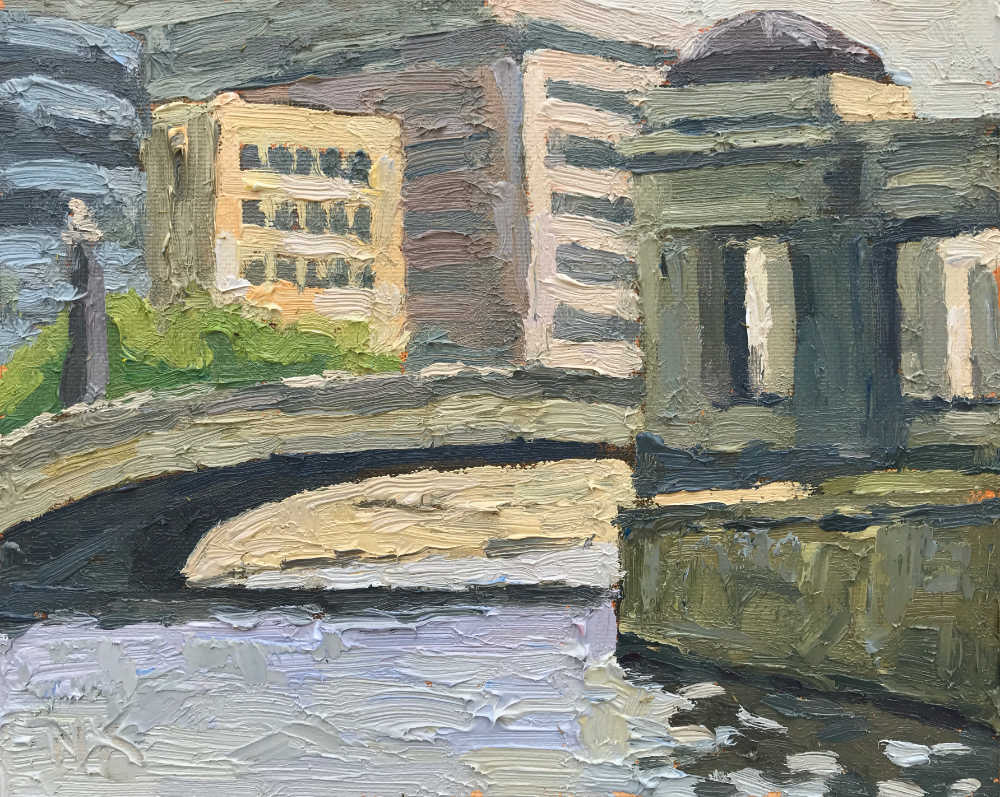 Along the Spree river, 25x20cm