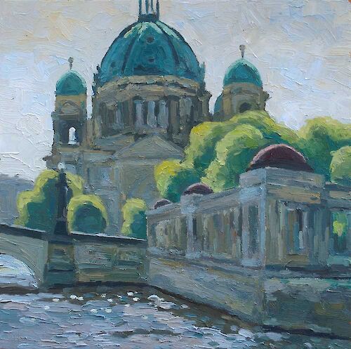 Berliner Dom, 50x50cm