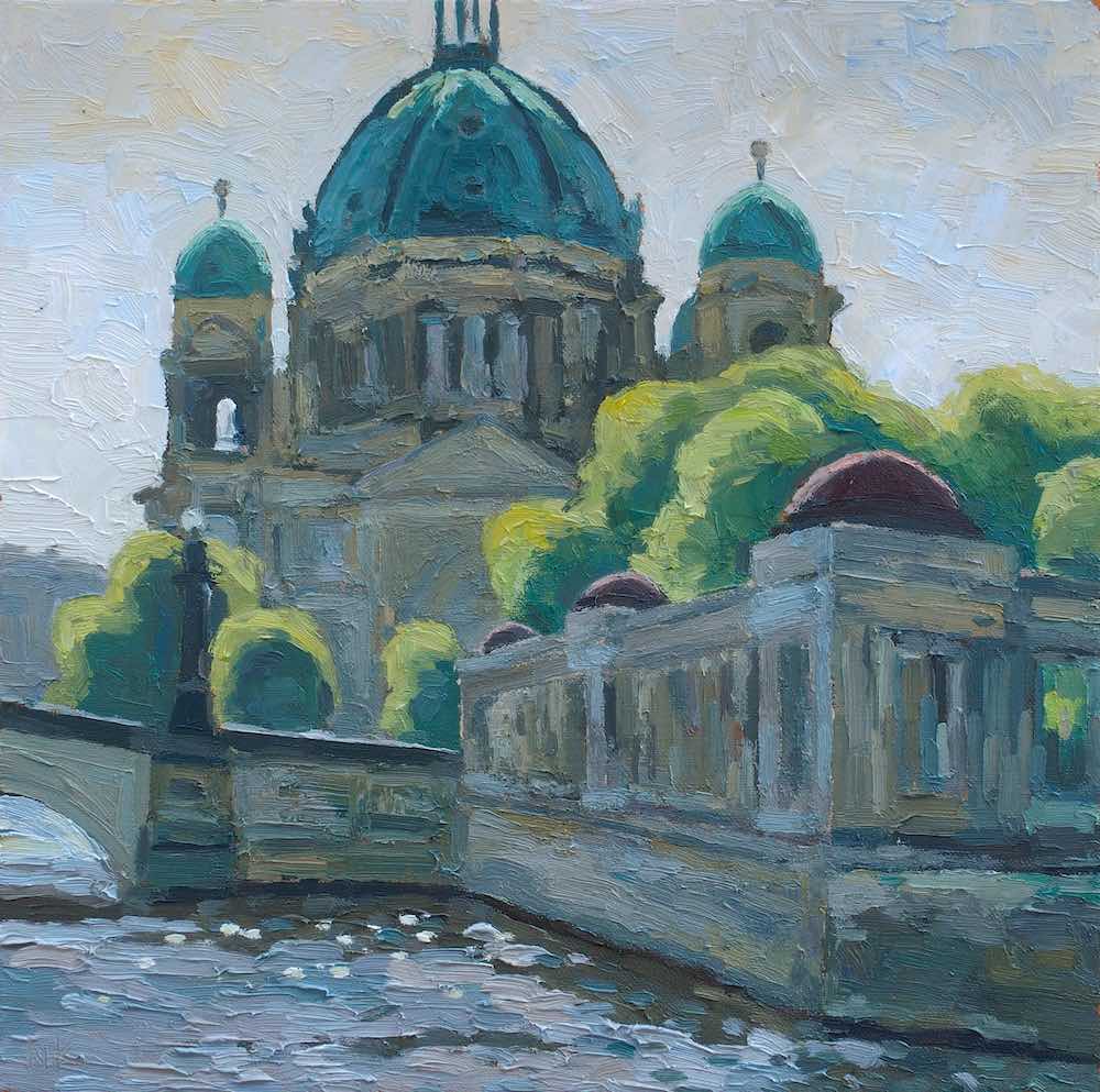 The Berlin Cathedral, 50x50cm