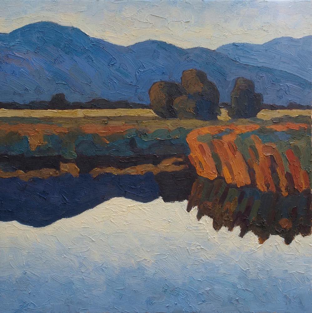 Balkan Gebirge und Spiegelung