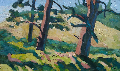 pines and dunes, 30x50cm