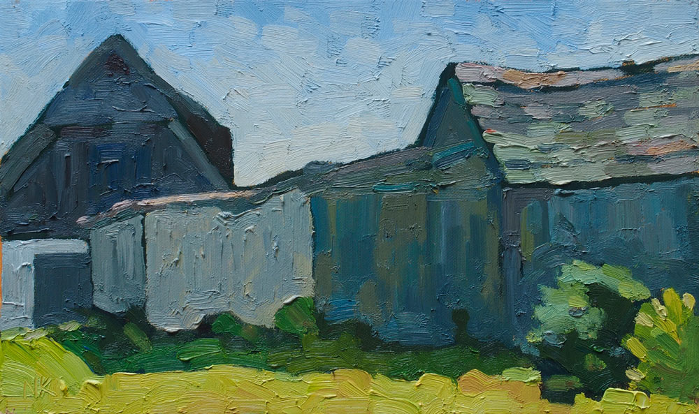 Wieck auf Darß, 30x50cm