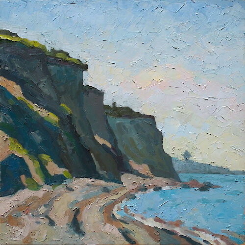 Cliff coast in Ahrenshoop, 50x50cm