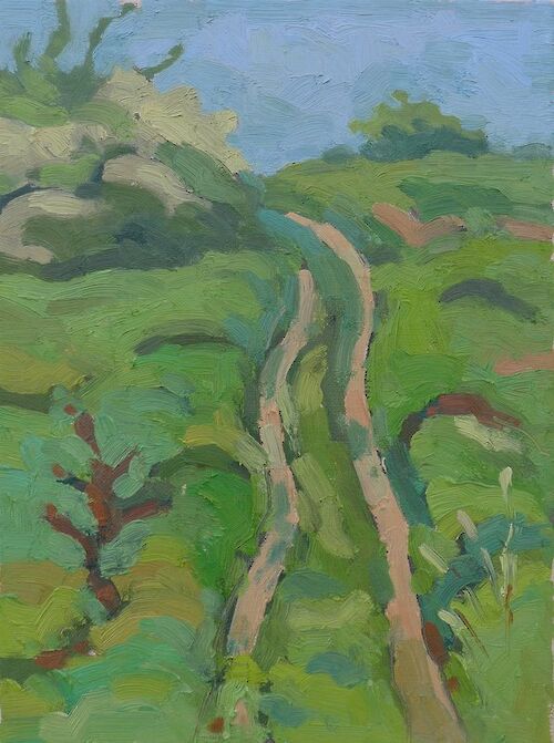 Near Carwitz, 40x30cm, oil
