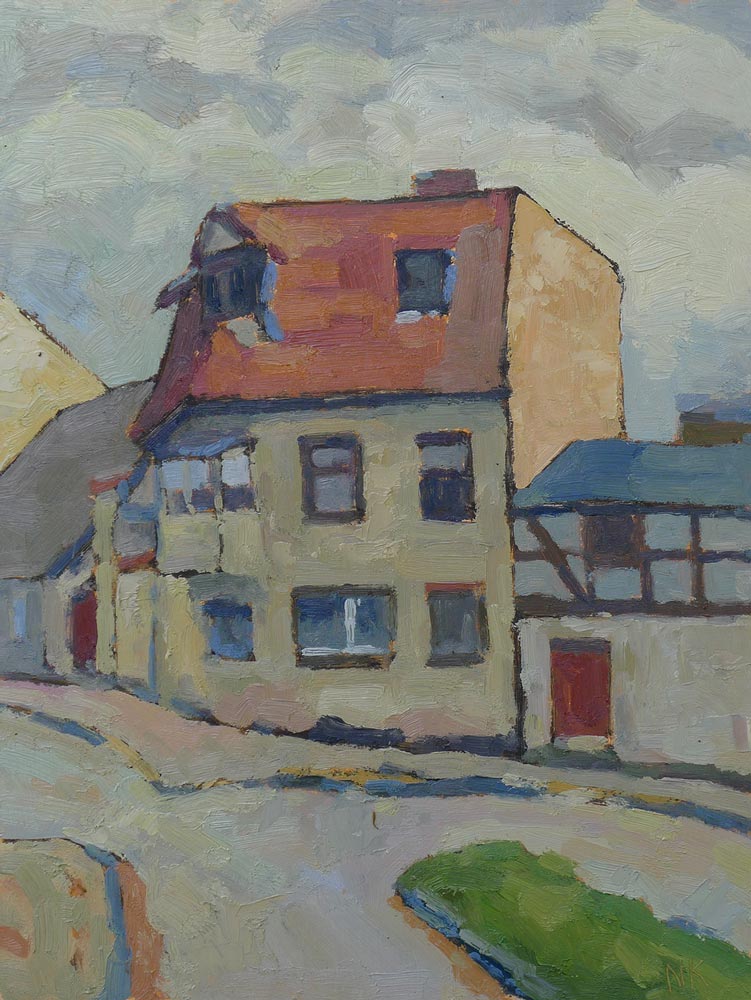 In Fürstenberg, 40x30cm, Öl