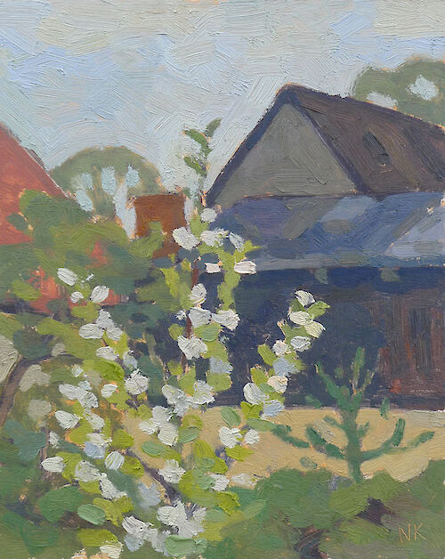 Water mill, Alttyhmen, 25x20cm, oil