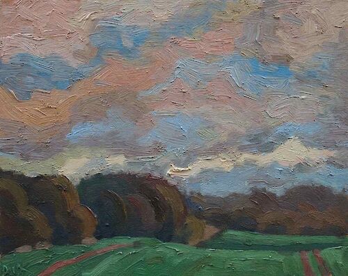 Autumn landscape in Rügen, 24x30cm