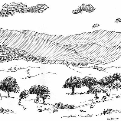 Landscape in Extremadura