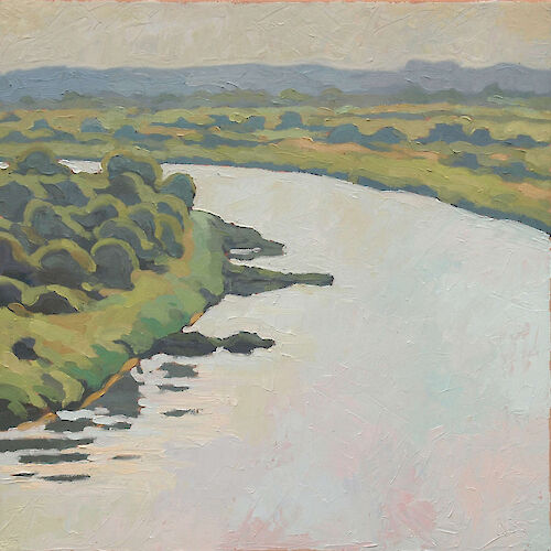 View on the Memel westwards
