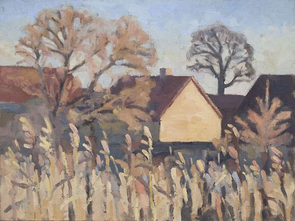 Lehnin im Winter, 40x30cm