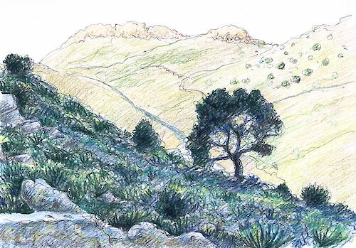 Mountain landscape, Extremadura
