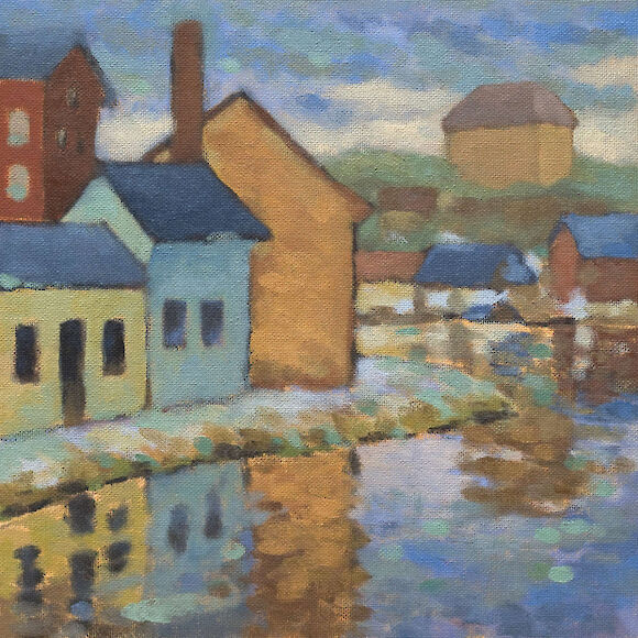 Cesky Krumlov and Vltava river