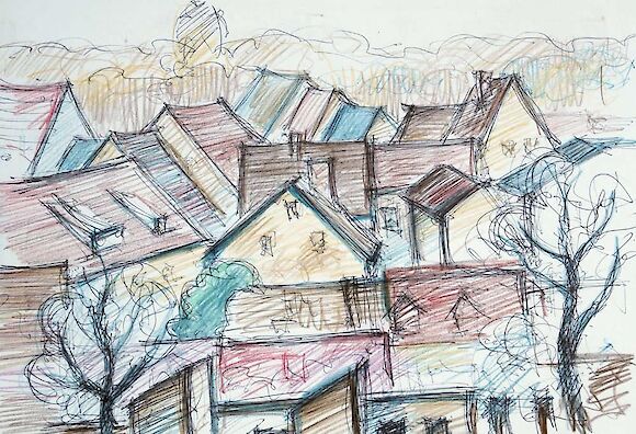 Dächer, Belziger Altstadt