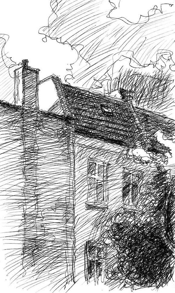 Berliner Brandwand aus Friedrichshain