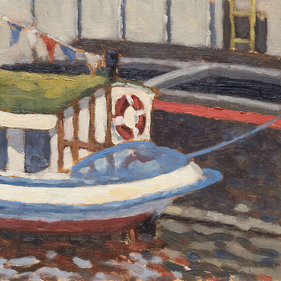Small ship in Berlin