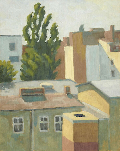 Rigaerstraße, no more existing, view from our window