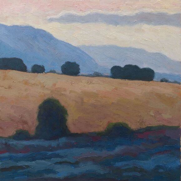 Landscape near Sofia, 50x50cm, oil
