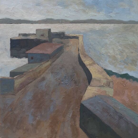 Harbour in Ballycotton, 50x50cm