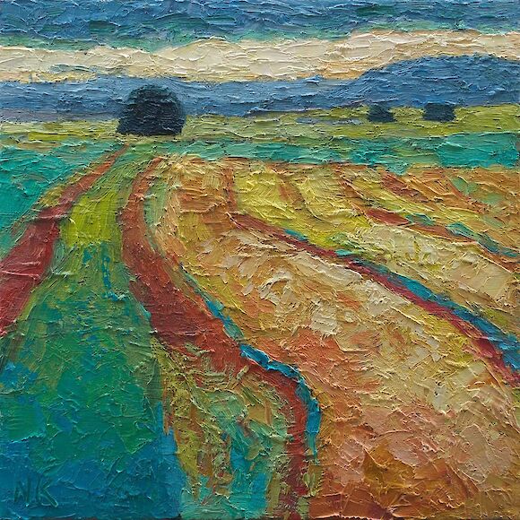 Landscape in Extremadura | 40x40cm