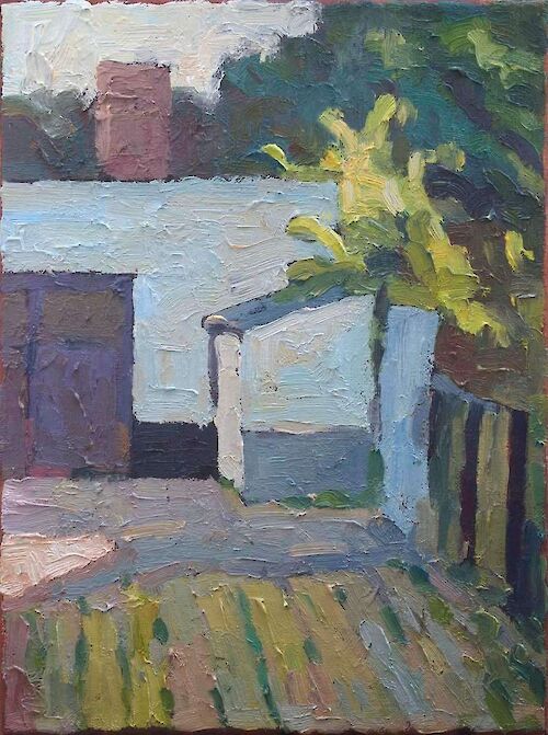 Berlin-Rahnsdorf, backyard