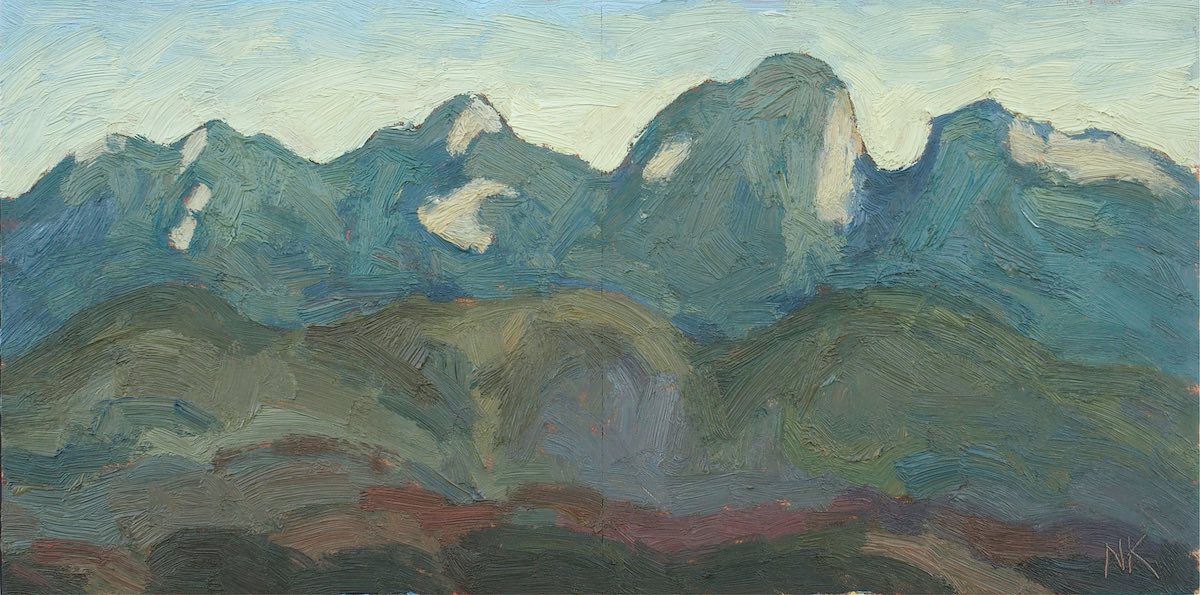 Mangfall, diptychon, 2x 20x20cm,