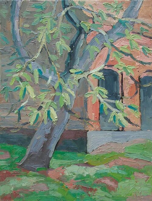 Walnut tree, 40x30cm, oil