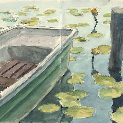 boat in Lychen