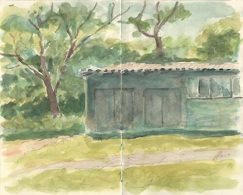 shed in Lychen