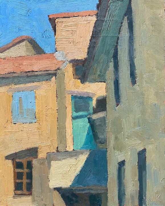 The old oil mill, 30x24cm, Öl