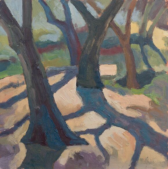Shadows, 30x30cm, oil