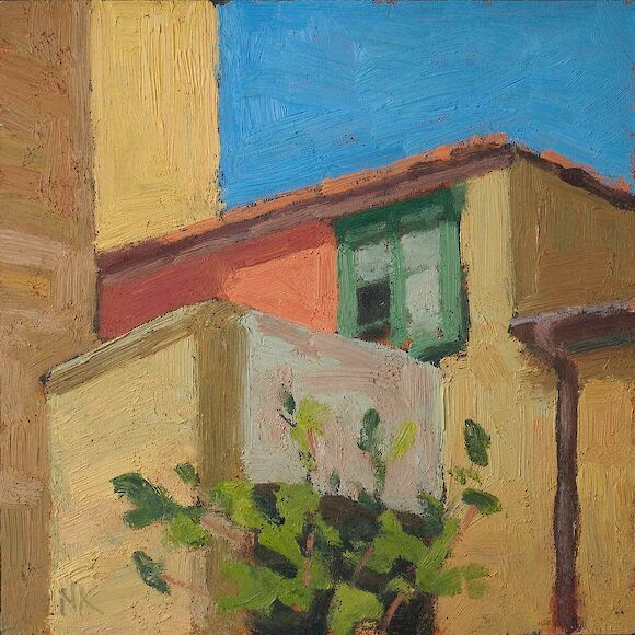 Balcony oil mill, 20x20cm, oil