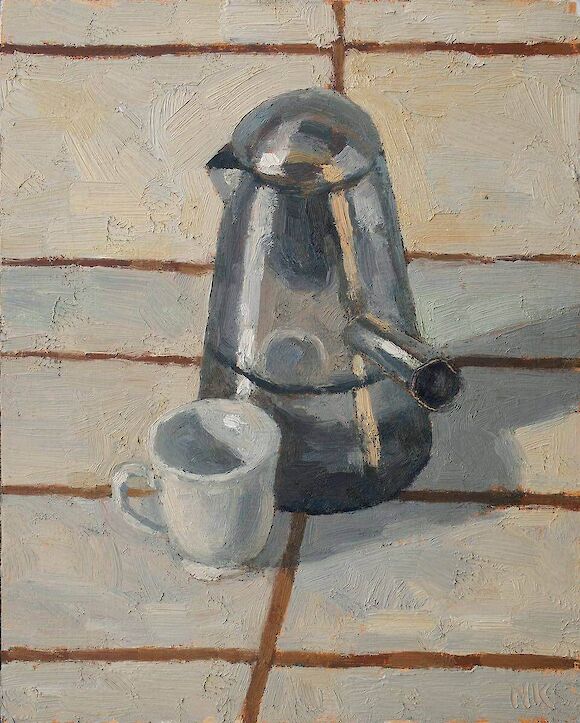 Caffettiera moka 30x24cm, oil