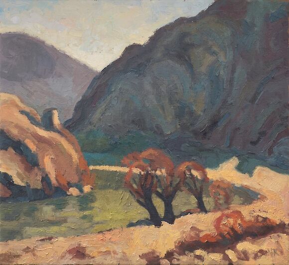 Kresna gorge, 55x60cm, oil