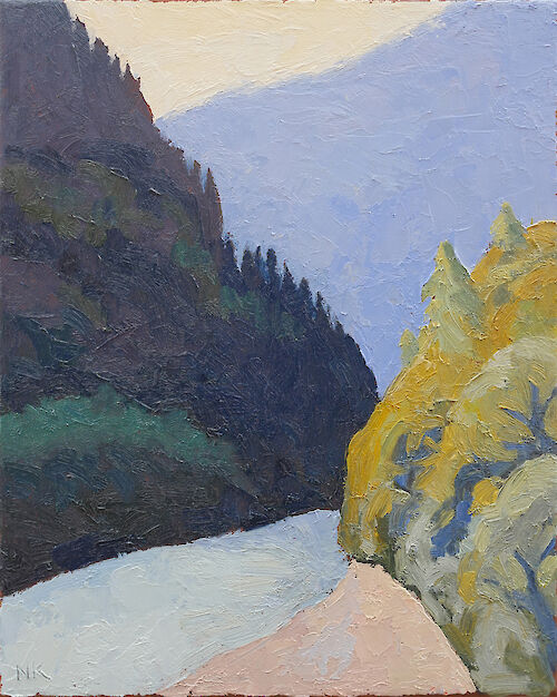 Landscape in the Alps