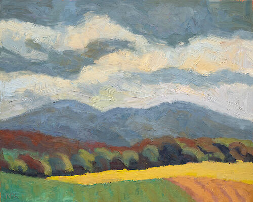 Clouds and Zittau Mountains