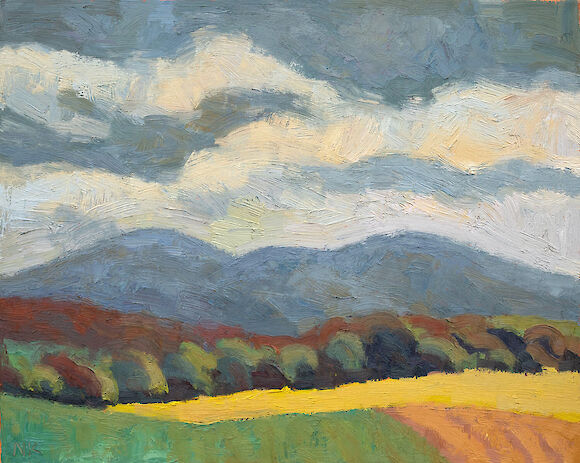 Clouds and Zittau Mountains