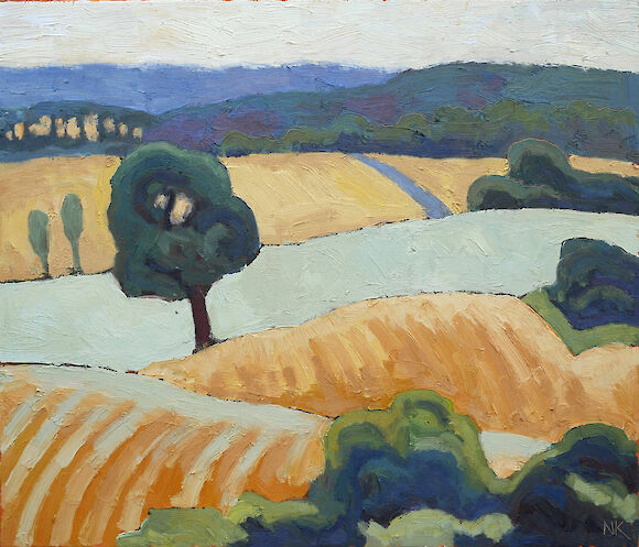 Summer landscape near Hagelberg