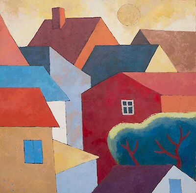 Colourful buildings